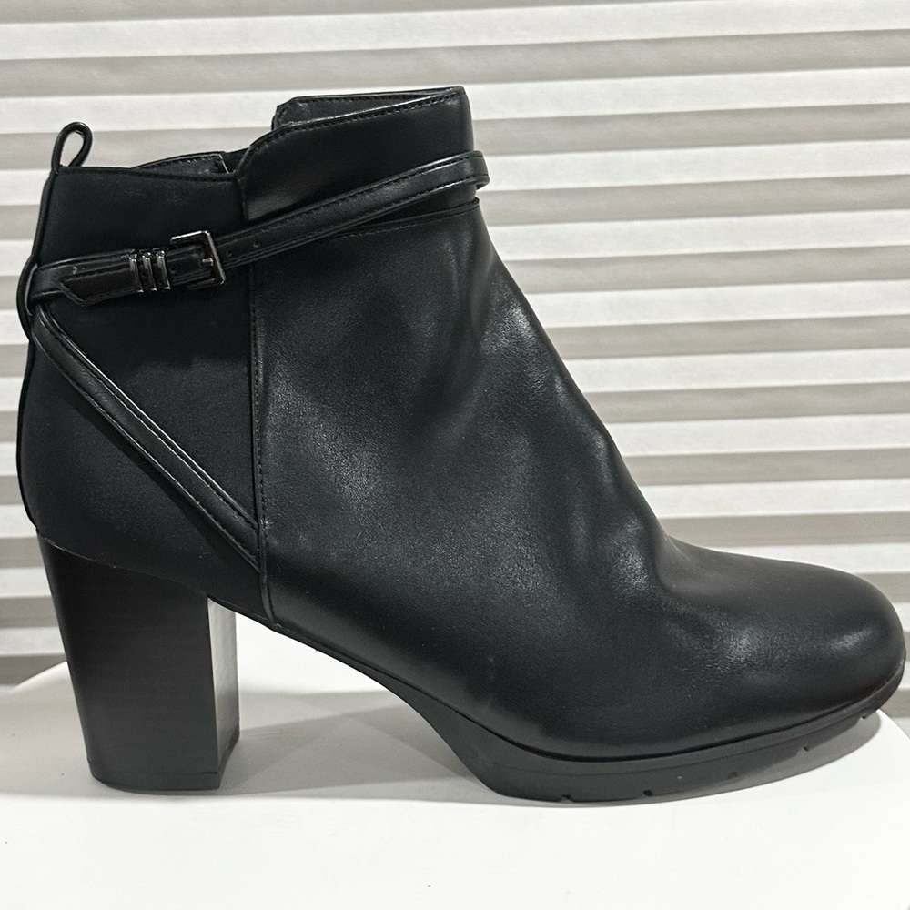 🌸ANNE KLEIN🌸 Riah Black Ankle Bootie Size:9.5 - Picture 4 of 13
